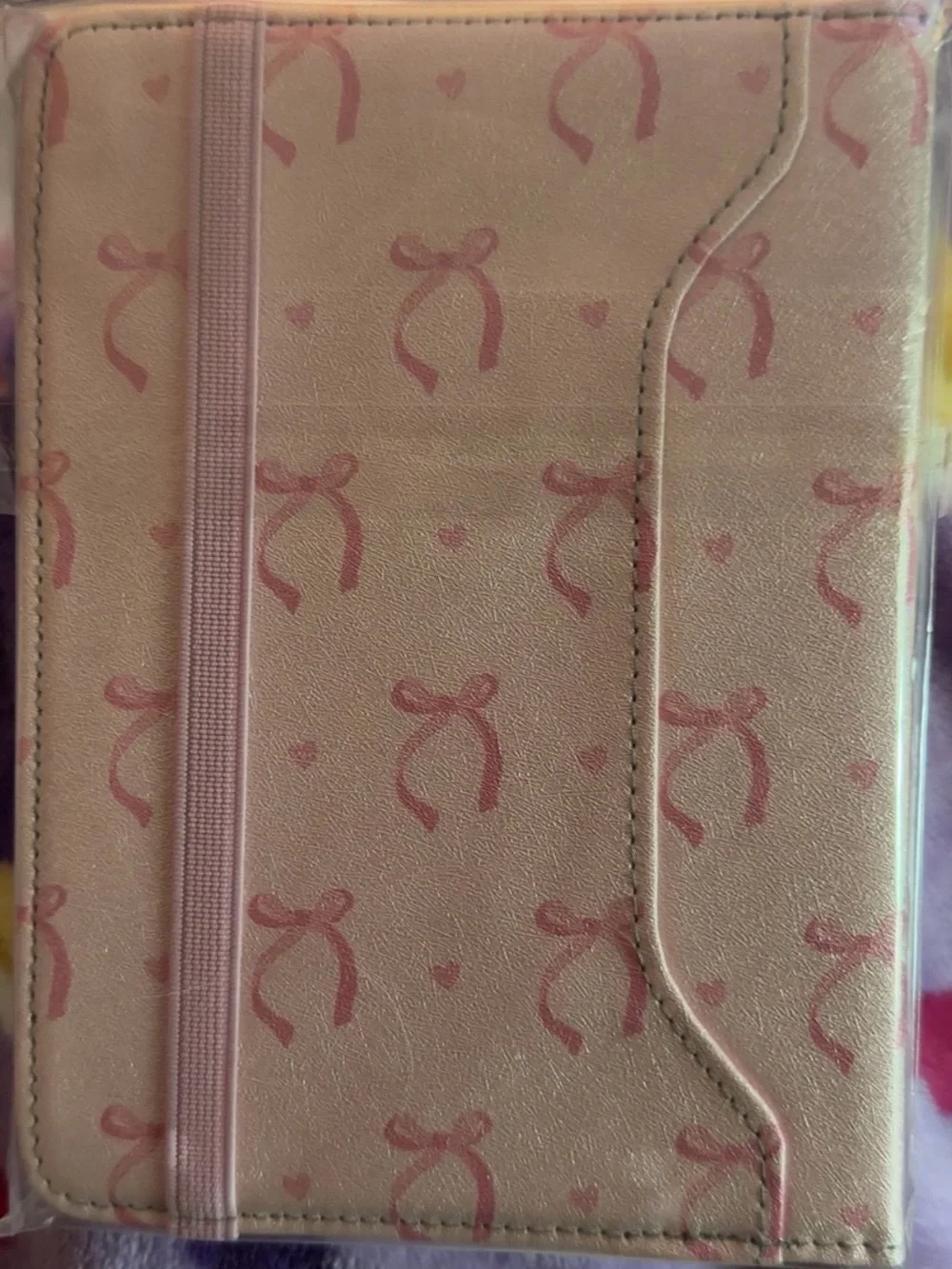 Pink Bow Pattern eBook Reader Cover Case